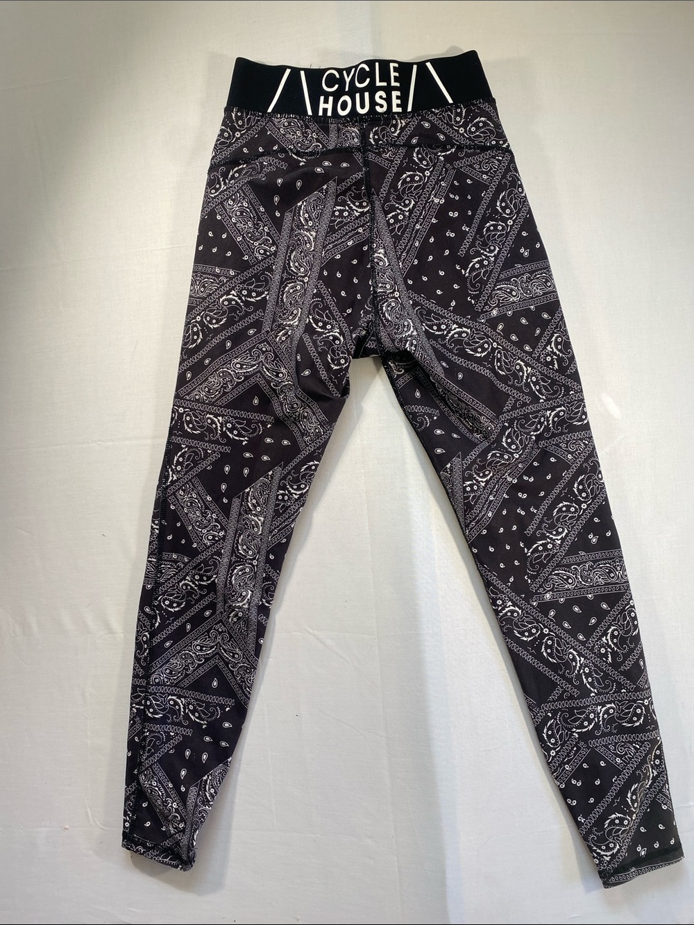 Cycle House Black Paisley Leggings